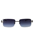 GUCCI Sleek Metal Frame Sunglasses for Men