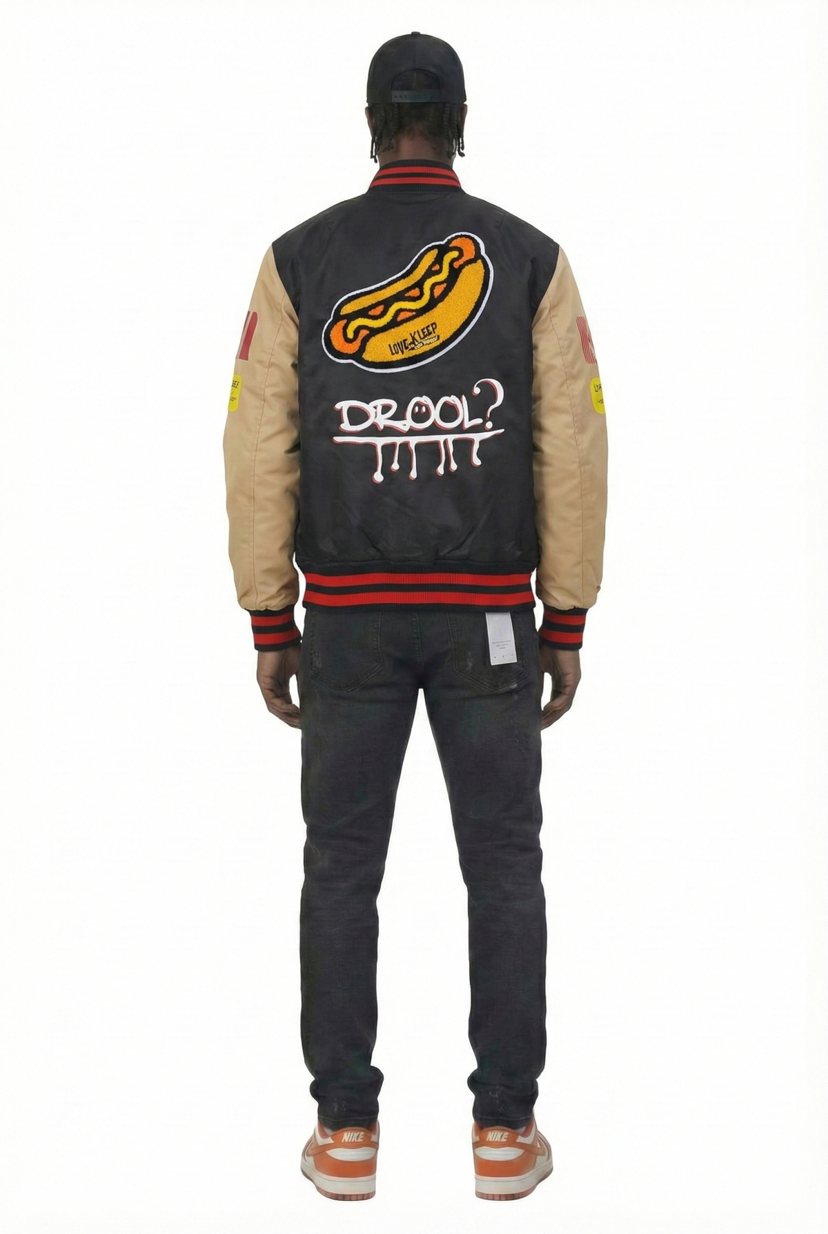 DAHLIA Padded Nylon Bomber Jacket