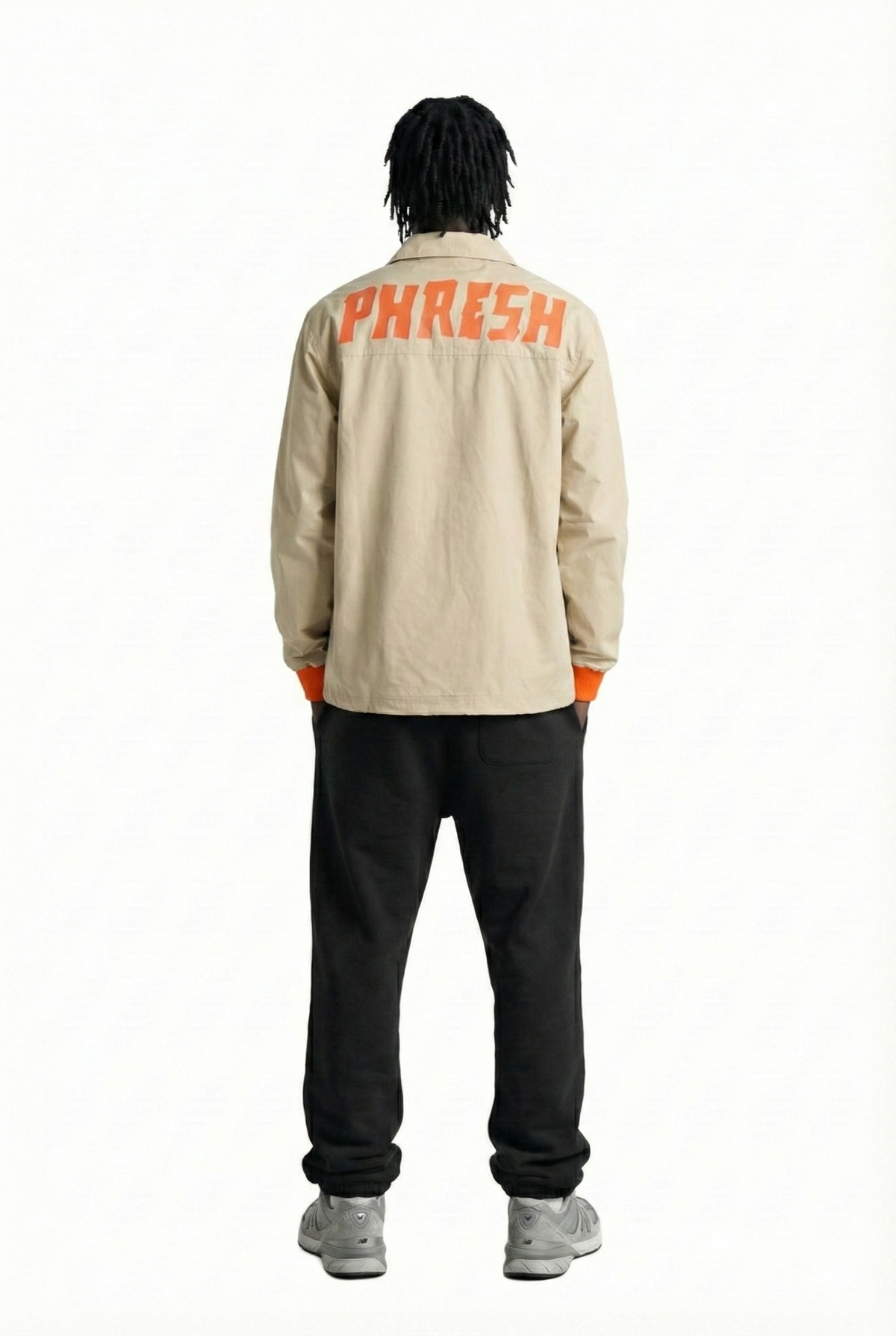 NUAL Men's premium crispy nylon long sleeve coach jacket