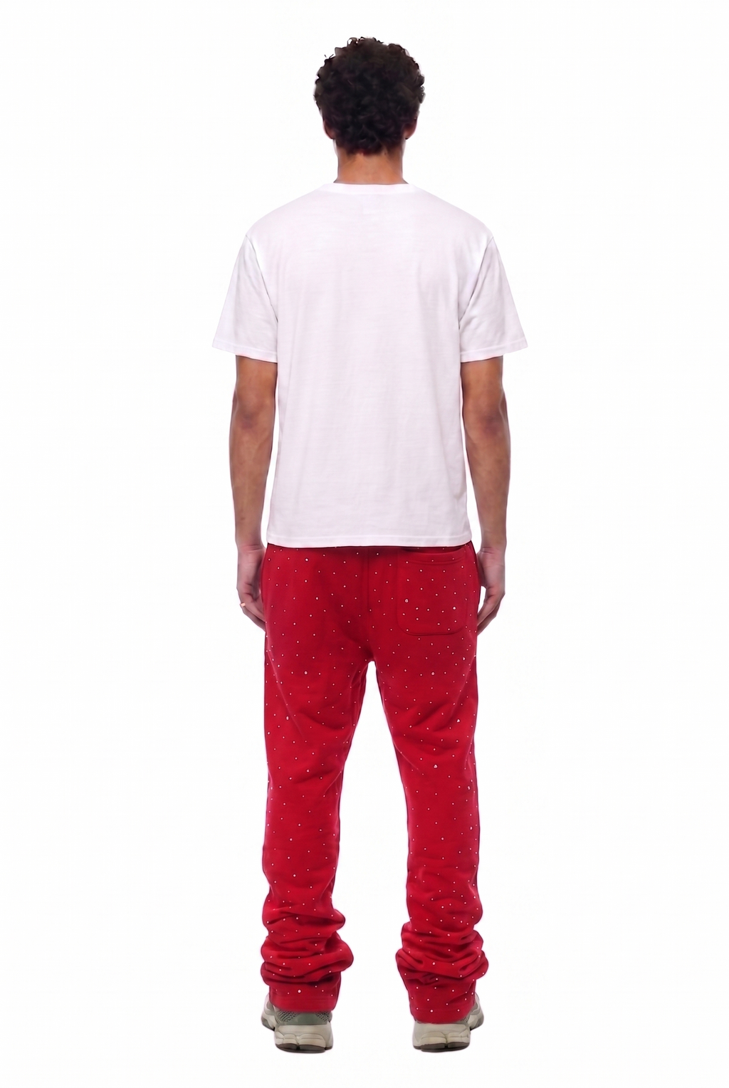 SYNTH Washed French Terry Stacked Jogger Pants
