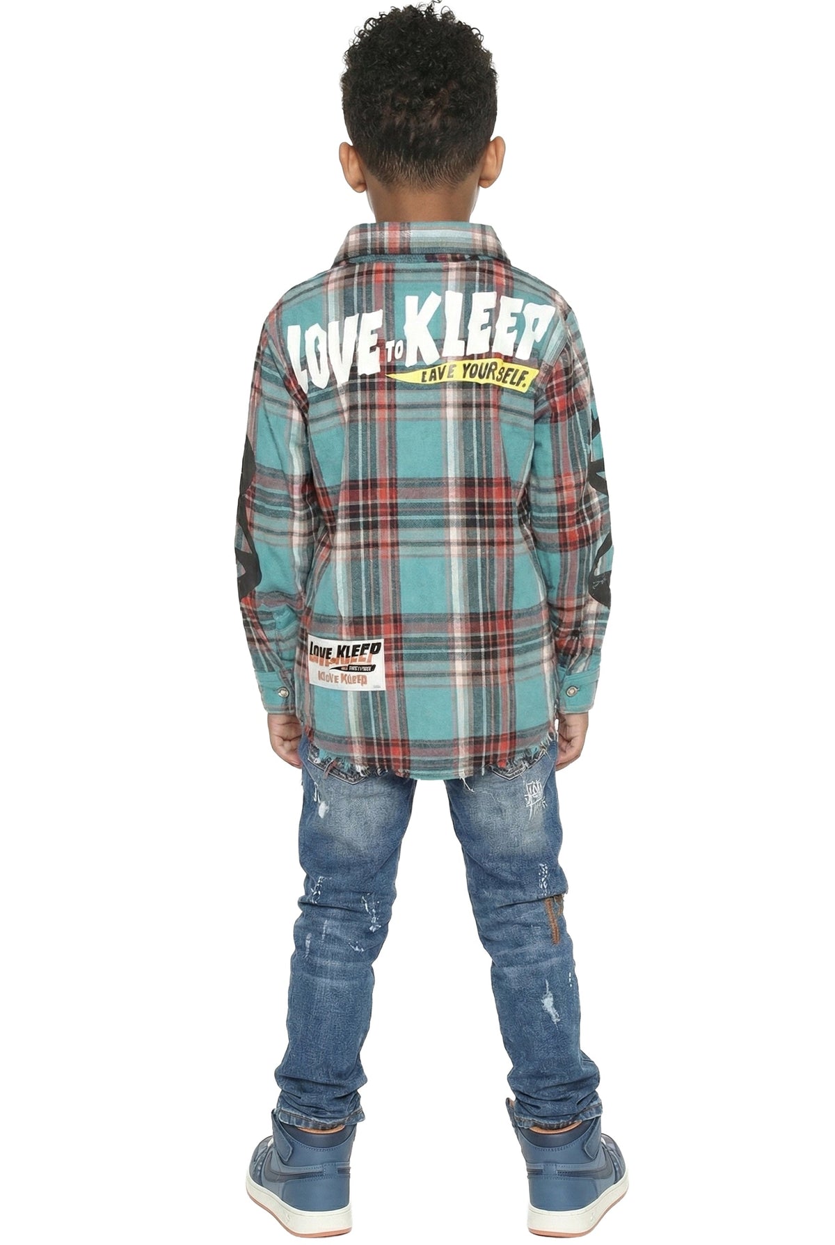 MARZI Kid's Premium Flannel Button Down Shirt