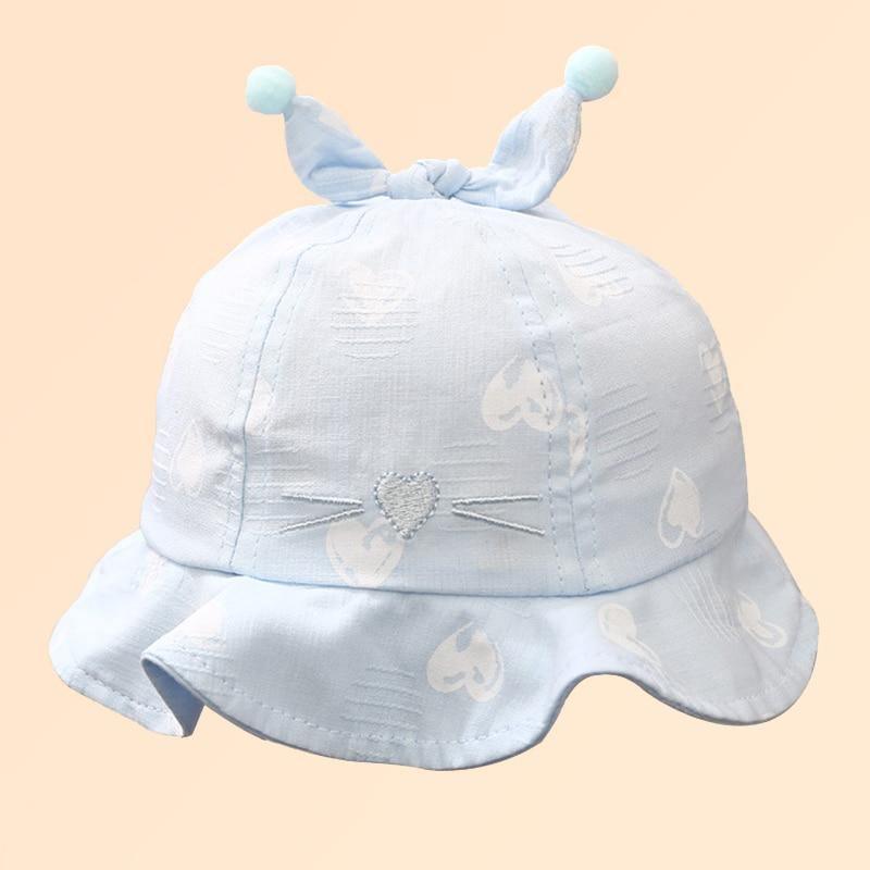 Baby Sun Hat Heart Print Baby Boy/Girl Hat Outdoor Kids Bucket Hat Children Hat Baby Beach Caps Beanie For Girls