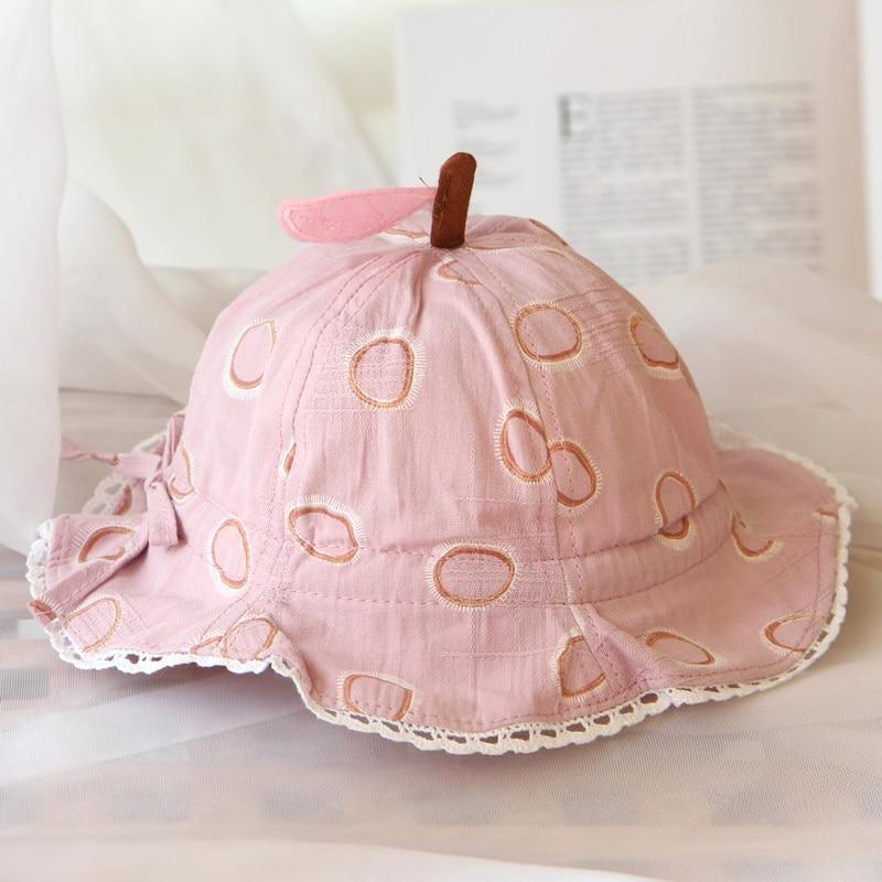 Baby Sun Hat Heart Print Baby Boy/Girl Hat Outdoor Kids Bucket Hat Children Hat Baby Beach Caps Beanie For Girls