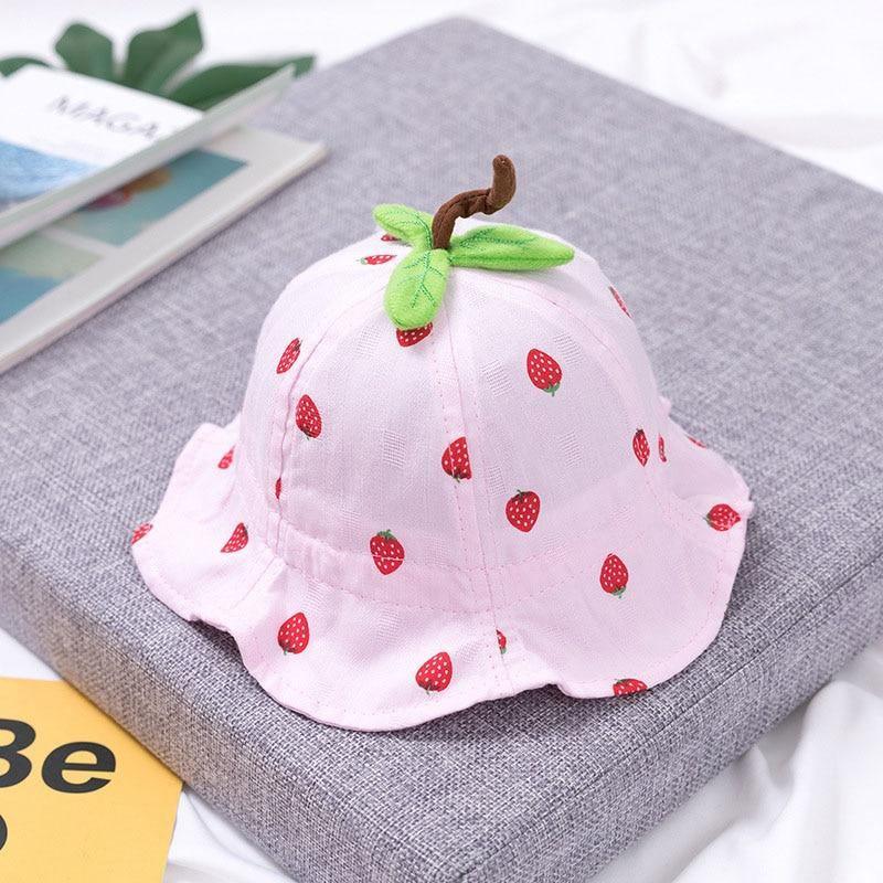 Baby Sun Hat Heart Print Baby Boy/Girl Hat Outdoor Kids Bucket Hat Children Hat Baby Beach Caps Beanie For Girls