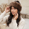 Oversized Plush Faux Fur Earmuff Headband