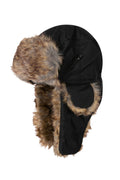 Sakkas Unisex Faux Fur Lined Trapper Ushanka Hat with Ear Flaps