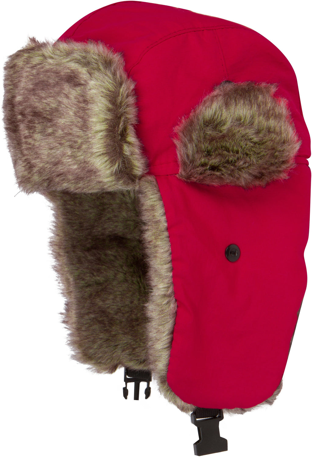 Sakkas Unisex Faux Fur Lined Trapper Ushanka Hat with Ear Flaps