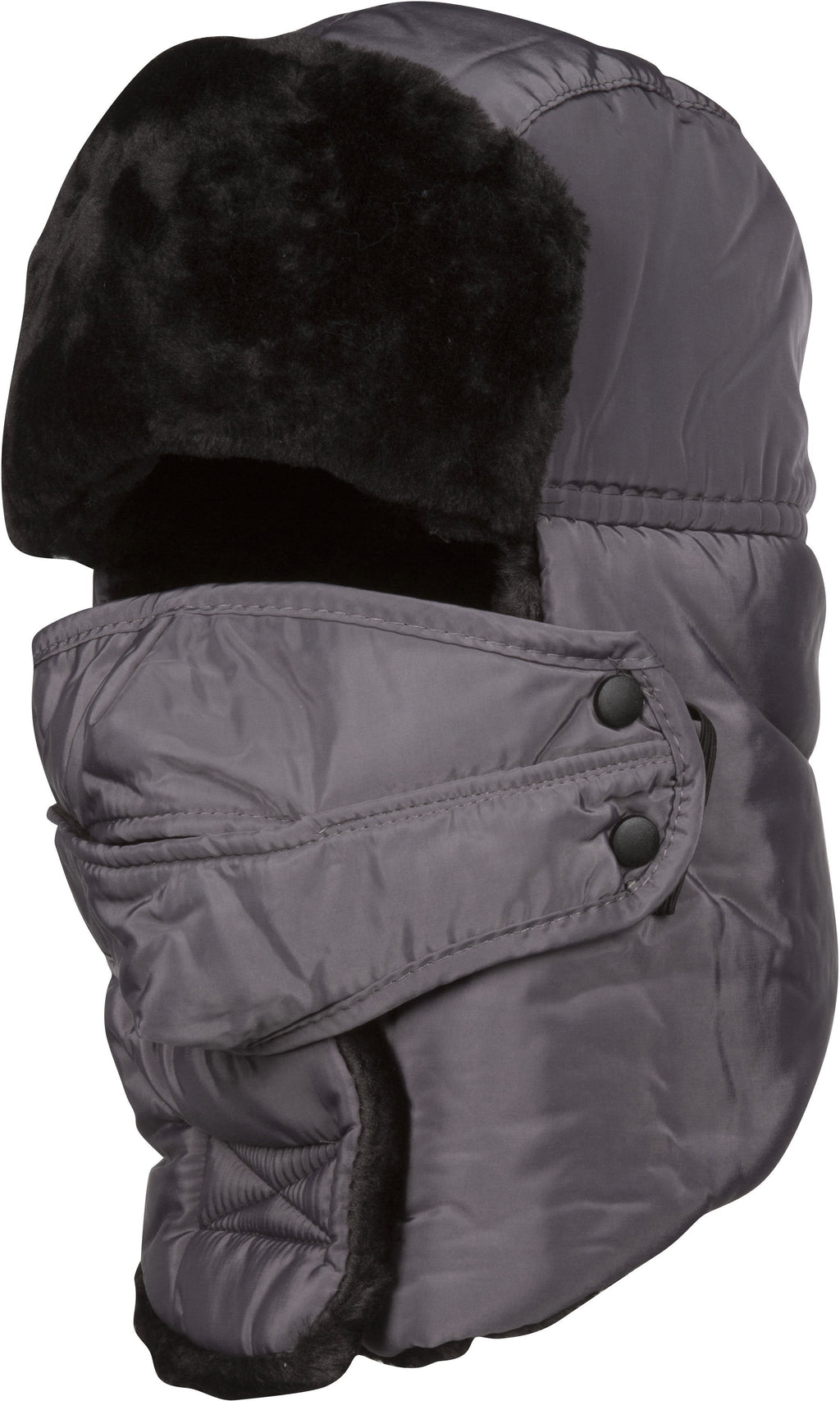 Sakkas Dab Unisex Faux Fur Trapper Ushanka Hat with Removable Mask