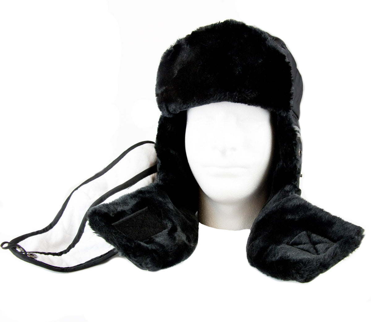 Sakkas Dab Unisex Faux Fur Trapper Ushanka Hat with Removable Mask