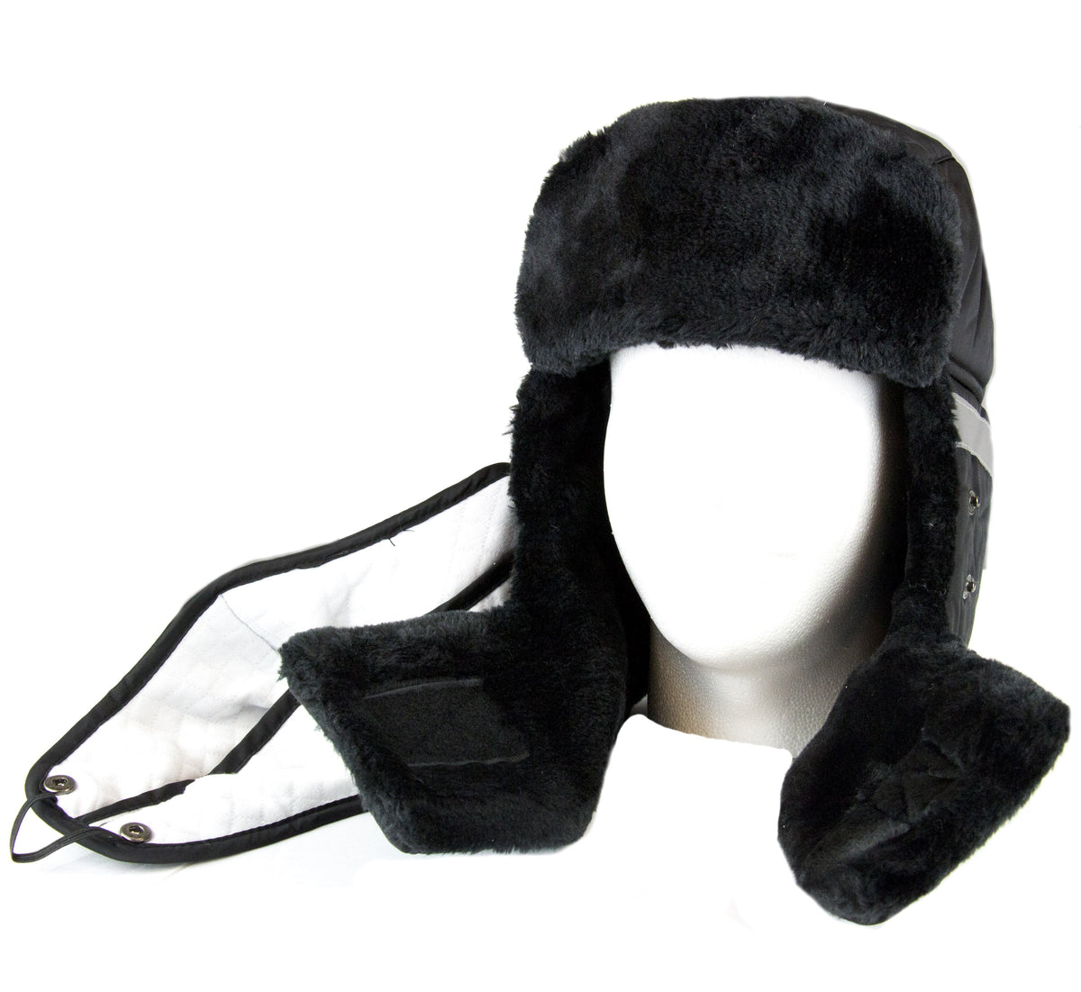 Sakkas Dab Unisex Faux Fur Trapper Ushanka Hat with Removable Mask