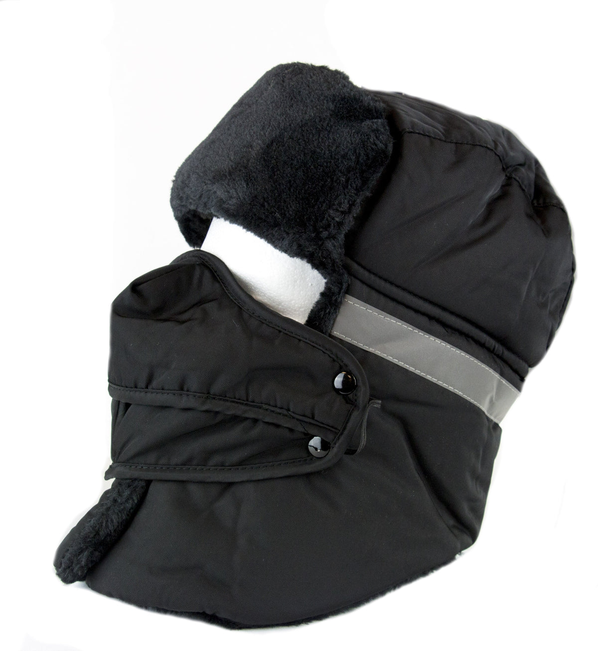 Sakkas Dab Unisex Faux Fur Trapper Ushanka Hat with Removable Mask