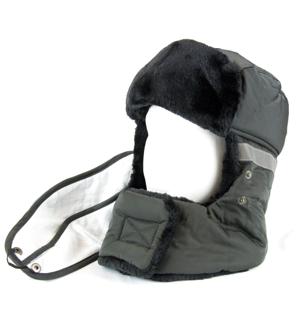 Sakkas Dab Unisex Faux Fur Trapper Ushanka Hat with Removable Mask