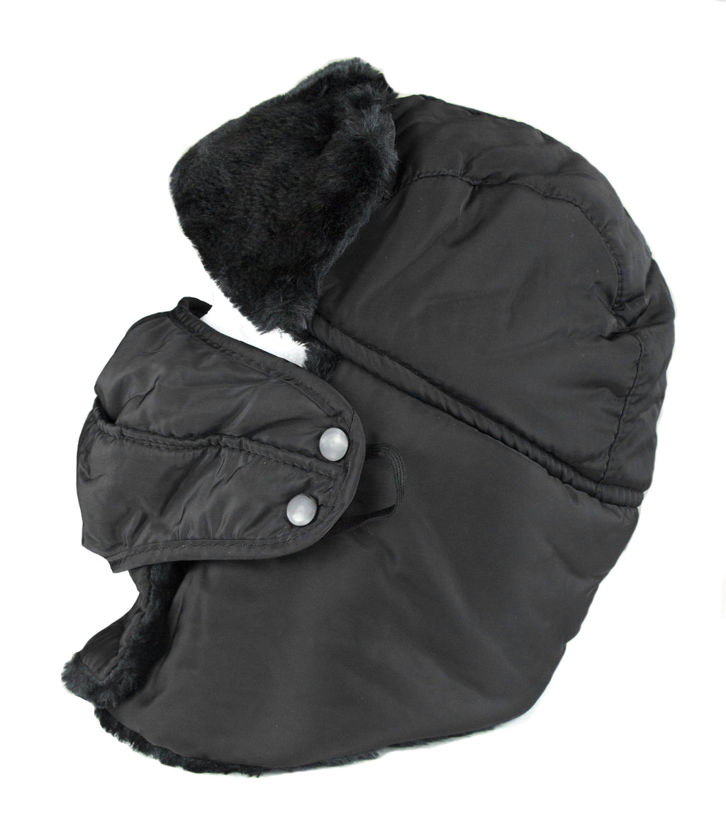 Sakkas Dab Unisex Faux Fur Trapper Ushanka Hat with Removable Mask
