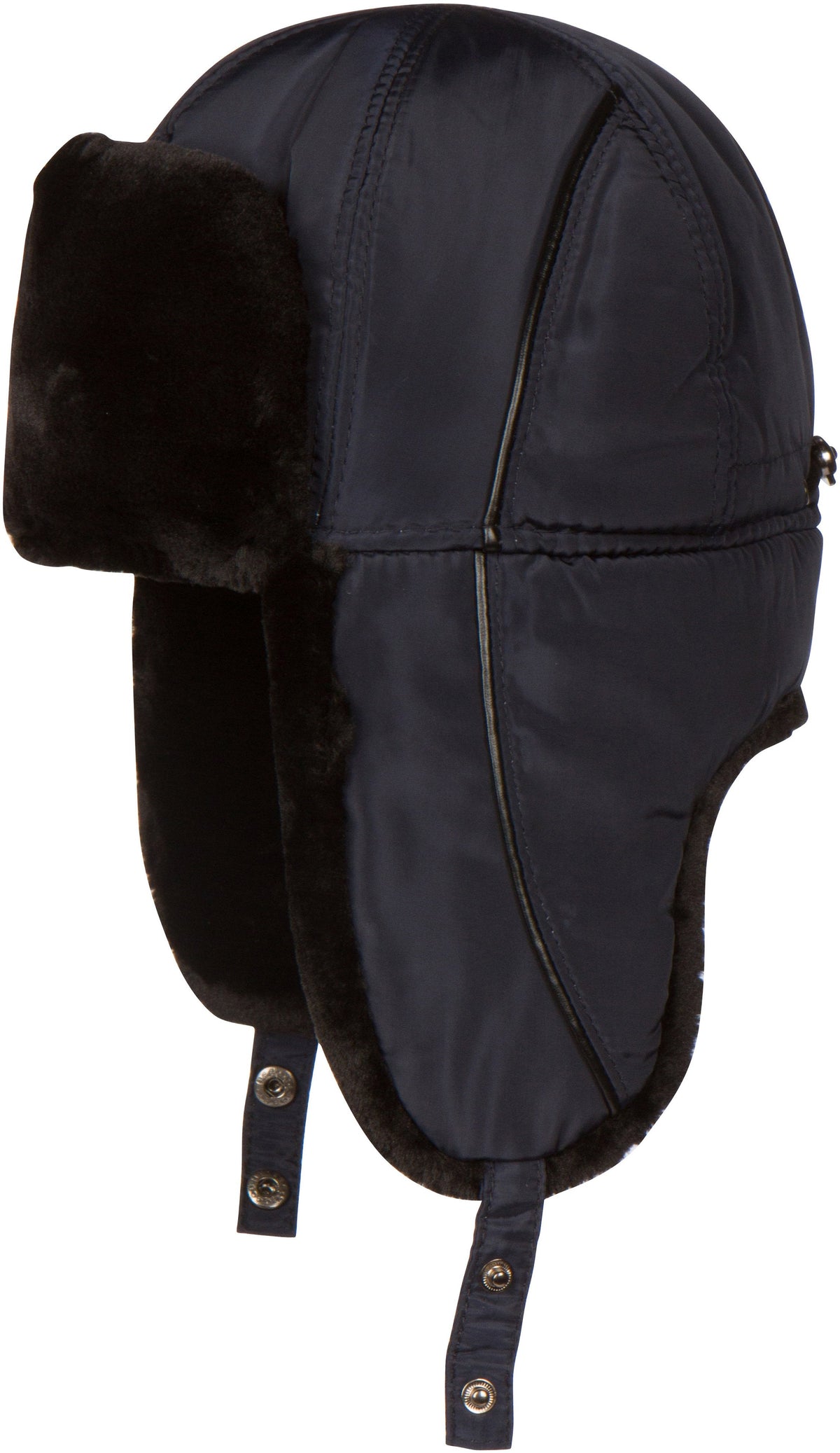 Sakkas Victor Unisex Adjustable Faux Fur Trapper Ushanka Hat, Nylon