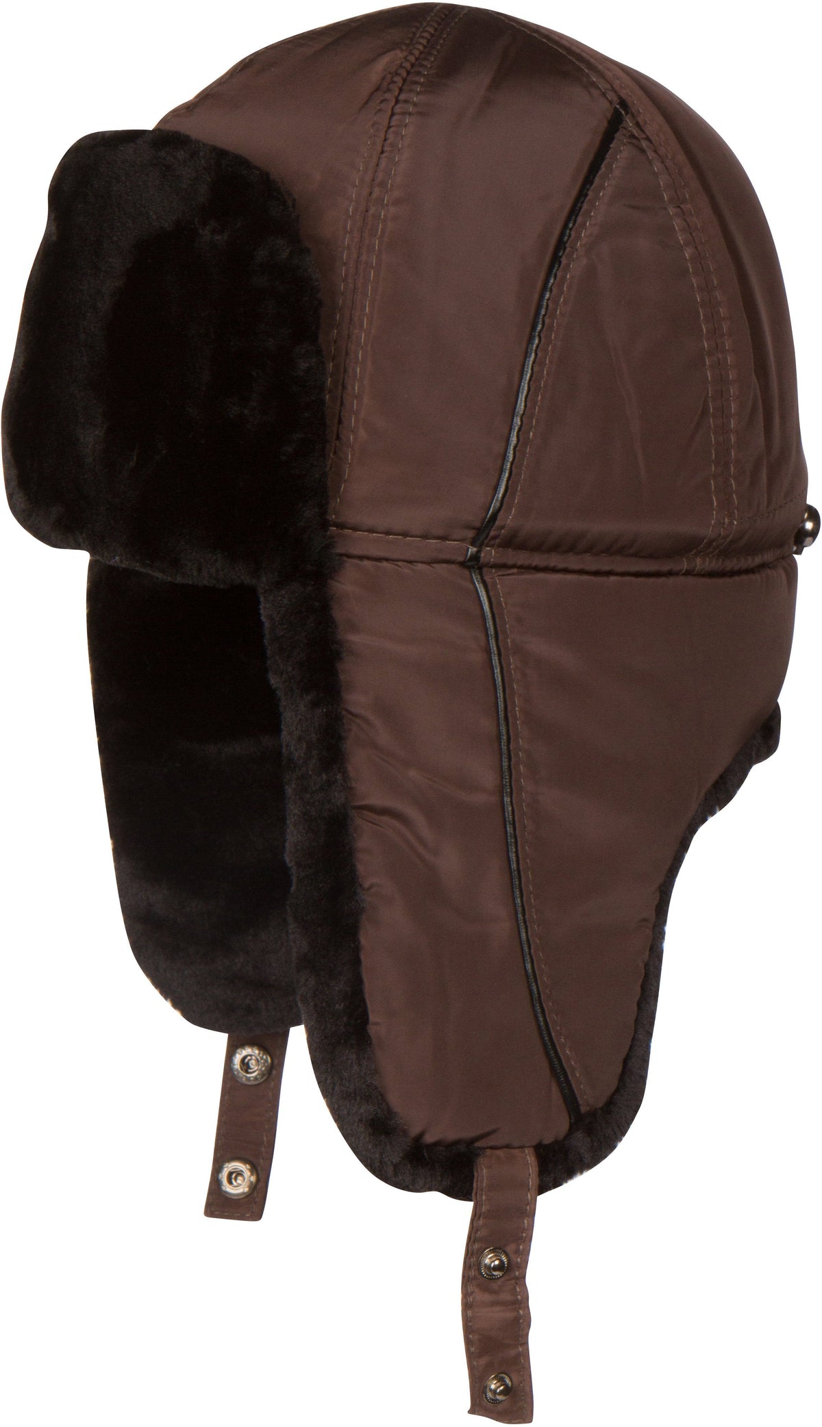 Sakkas Victor Unisex Adjustable Faux Fur Trapper Ushanka Hat, Nylon