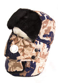 Sakkas Alex Windproof Faux Fur Trapper Ushanka Hat with Removable Mask