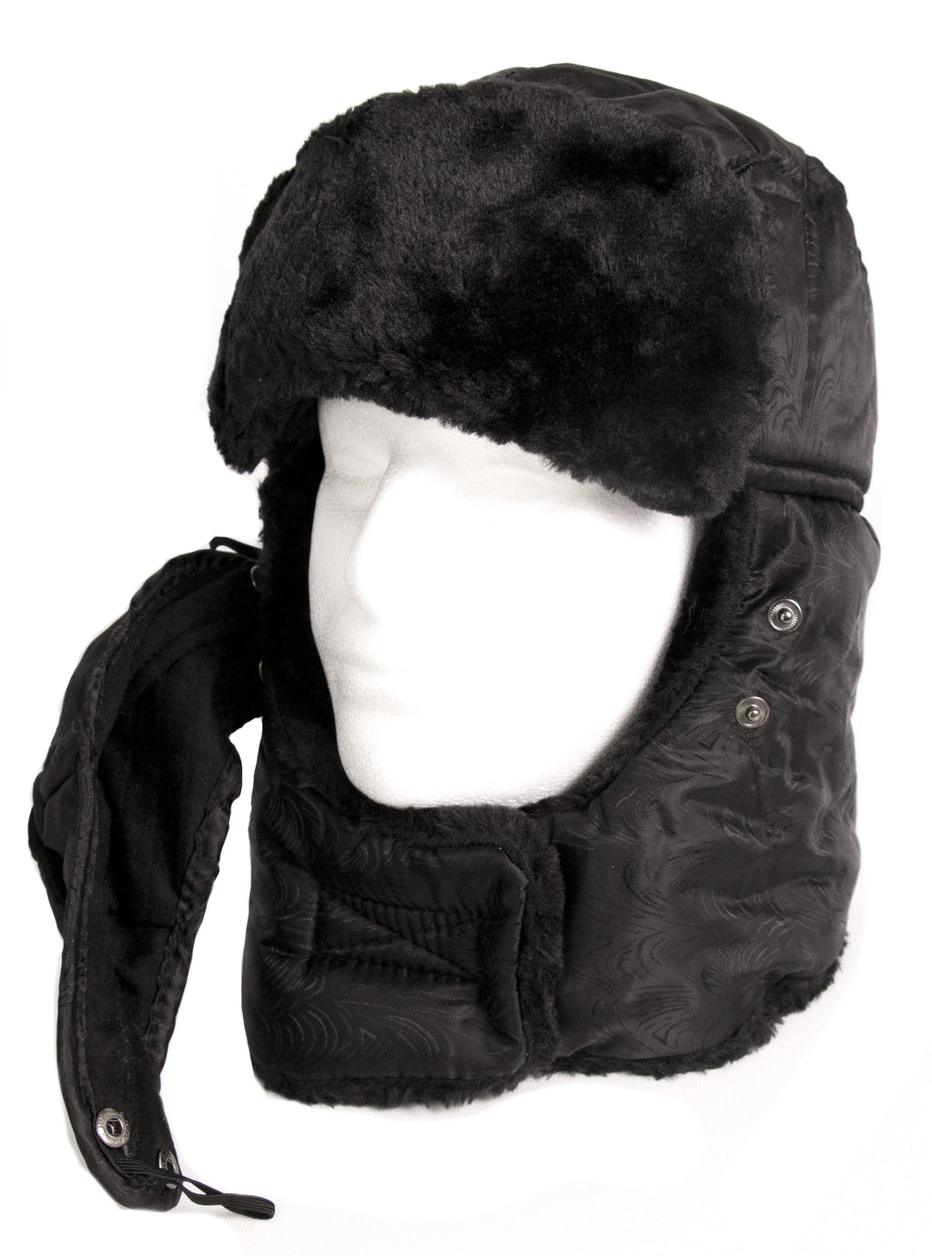 Sakkas Alex Windproof Faux Fur Trapper Ushanka Hat with Removable Mask