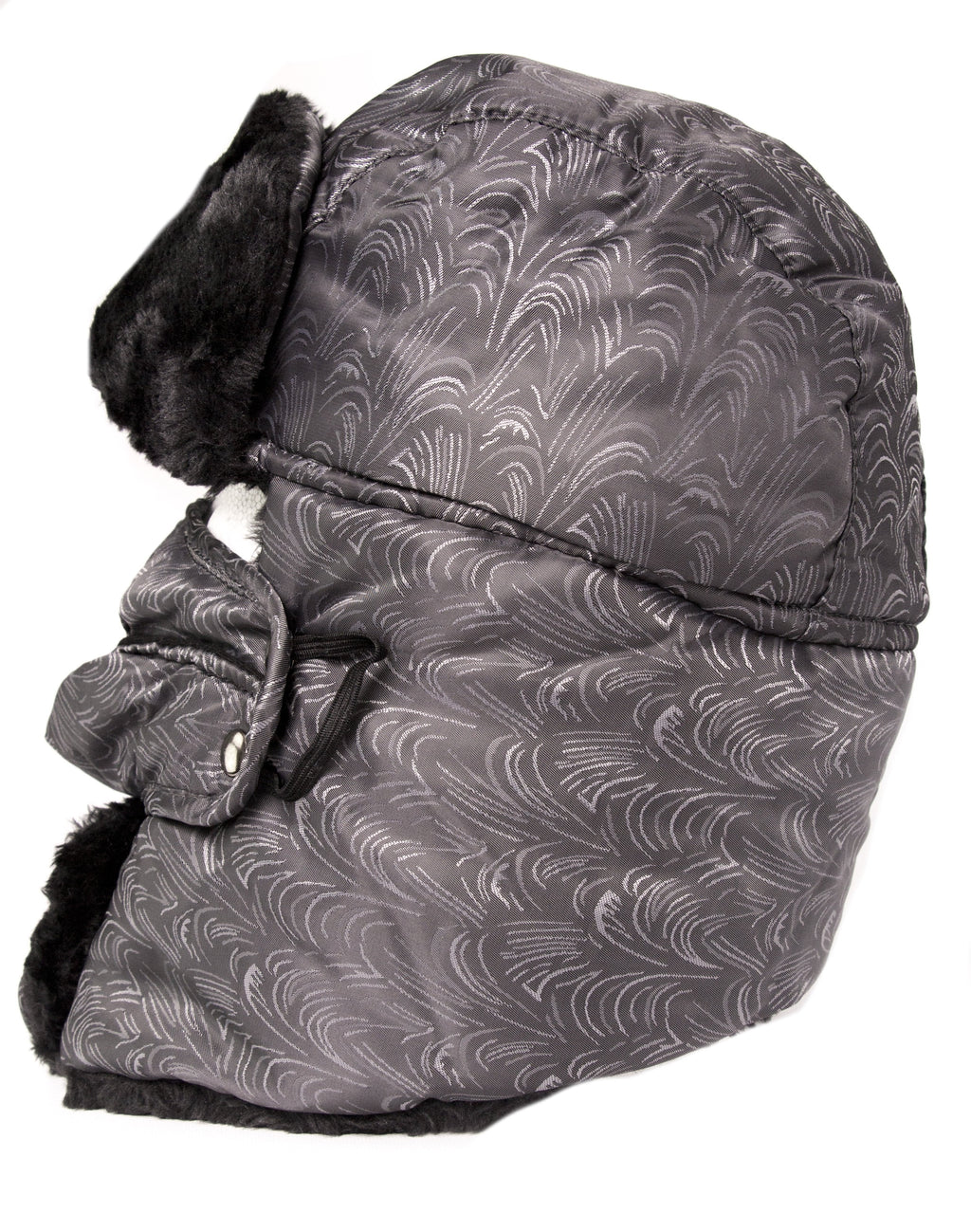 Sakkas Alex Windproof Faux Fur Trapper Ushanka Hat with Removable Mask