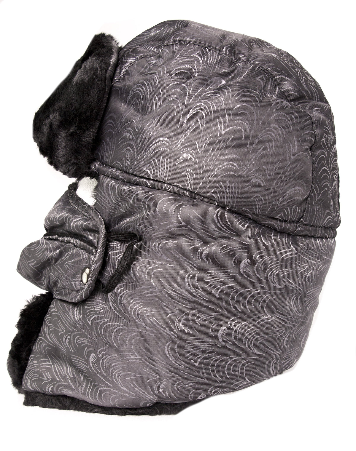 Sakkas Alex Windproof Faux Fur Trapper Ushanka Hat with Removable Mask