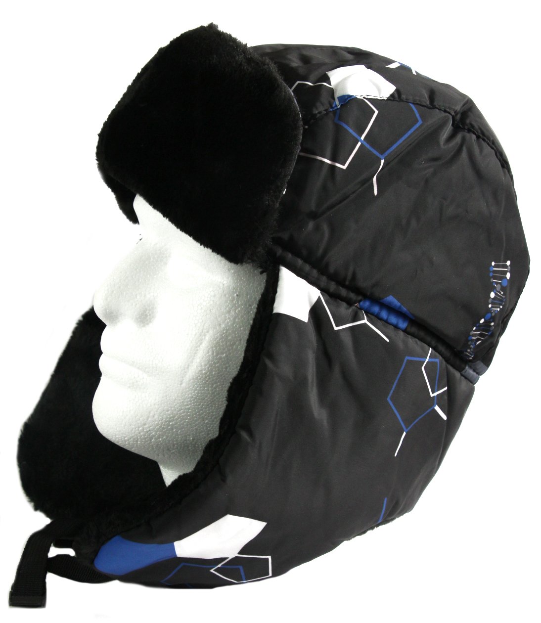 Sakkas Alex Windproof Faux Fur Trapper Ushanka Hat with Removable Mask