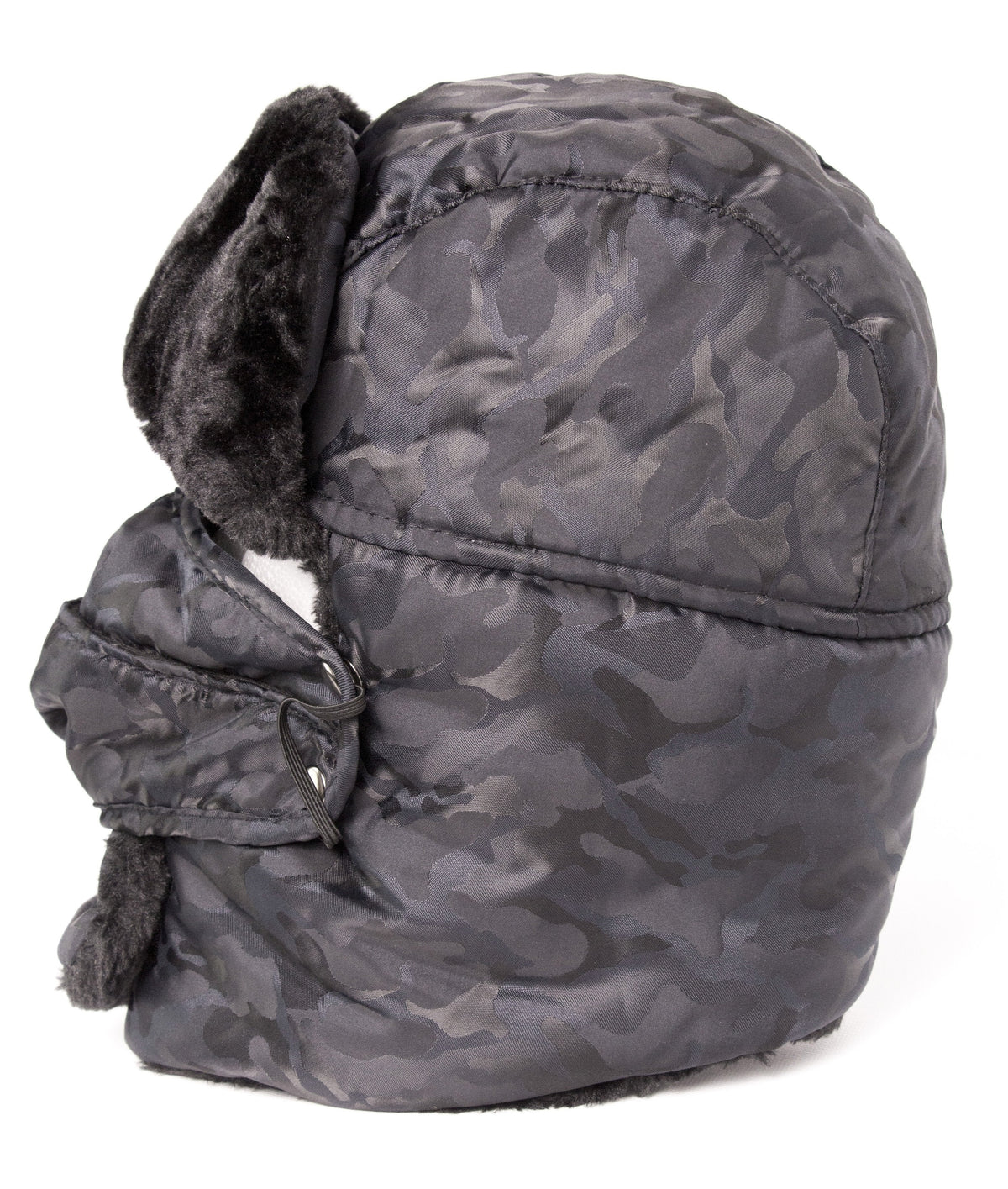 Sakkas Alex Windproof Faux Fur Trapper Ushanka Hat with Removable Mask
