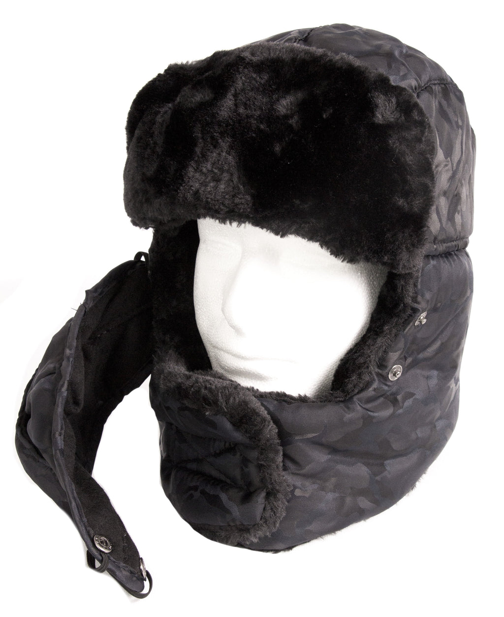 Sakkas Alex Windproof Faux Fur Trapper Ushanka Hat with Removable Mask