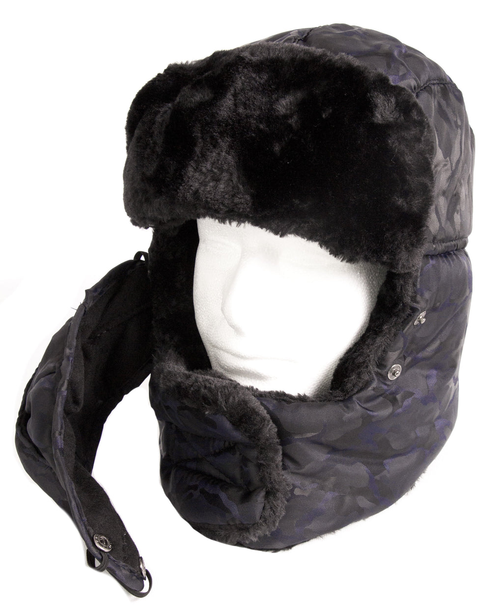 Sakkas Alex Windproof Faux Fur Trapper Ushanka Hat with Removable Mask