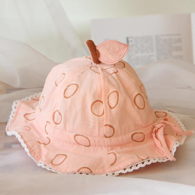 Baby Sun Hat Heart Print Baby Boy/Girl Hat Outdoor Kids Bucket Hat Children Hat Baby Beach Caps Beanie For Girls