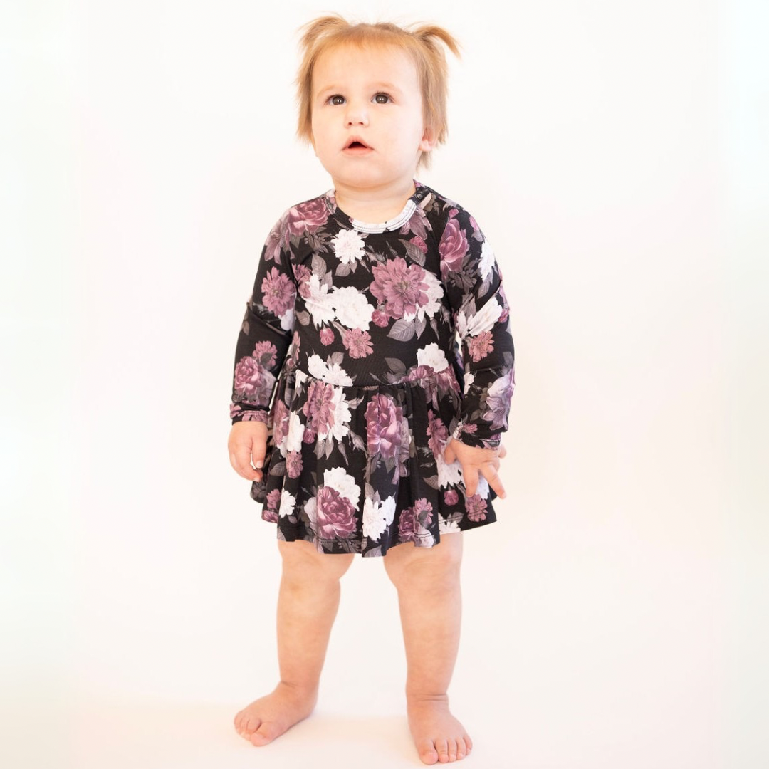 Ruffle Dress Long Sleeve