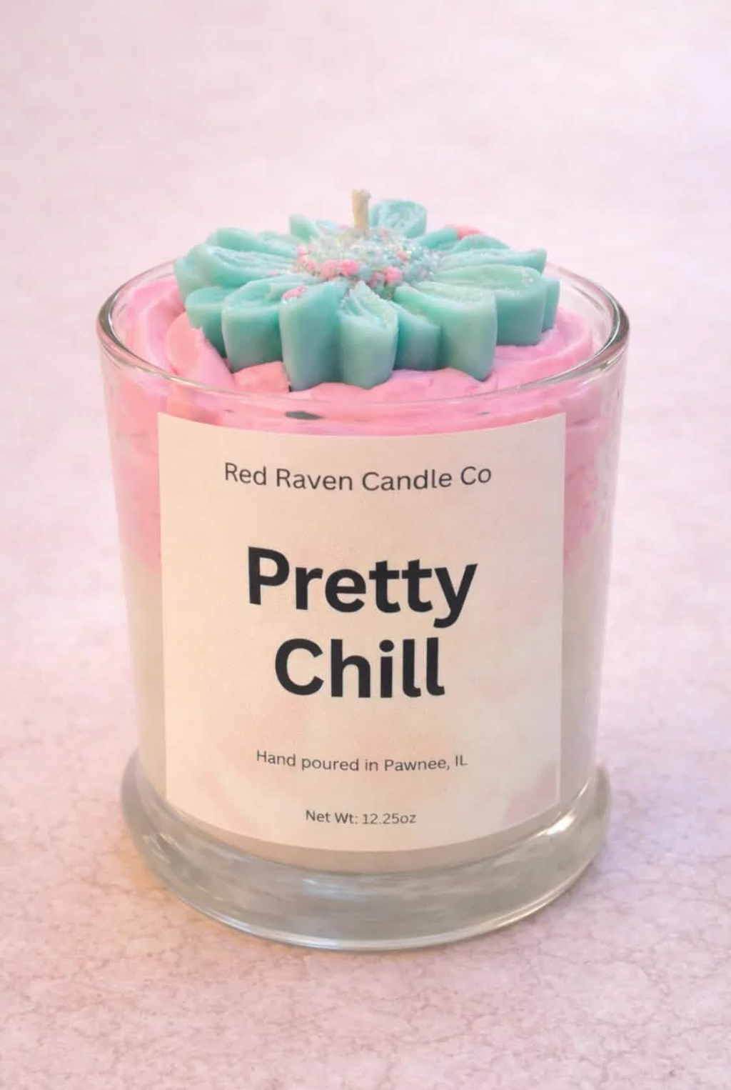 Pretty Chill – Pink Sugar Scented Candle (12.25oz)