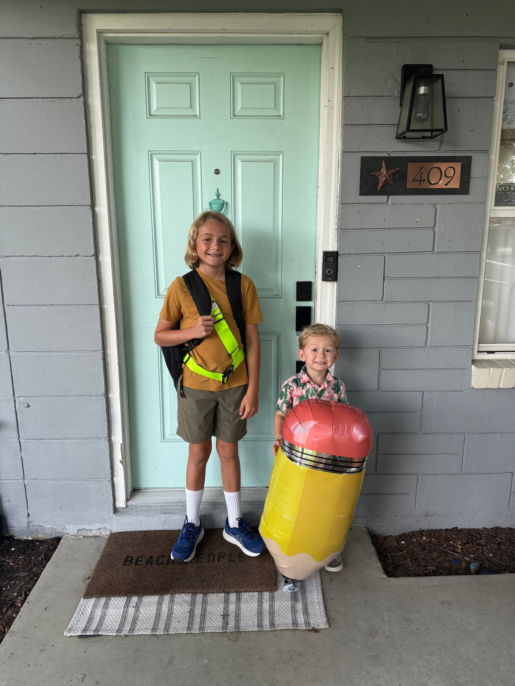 Smiley Pencil 31" Jumbo Balloon