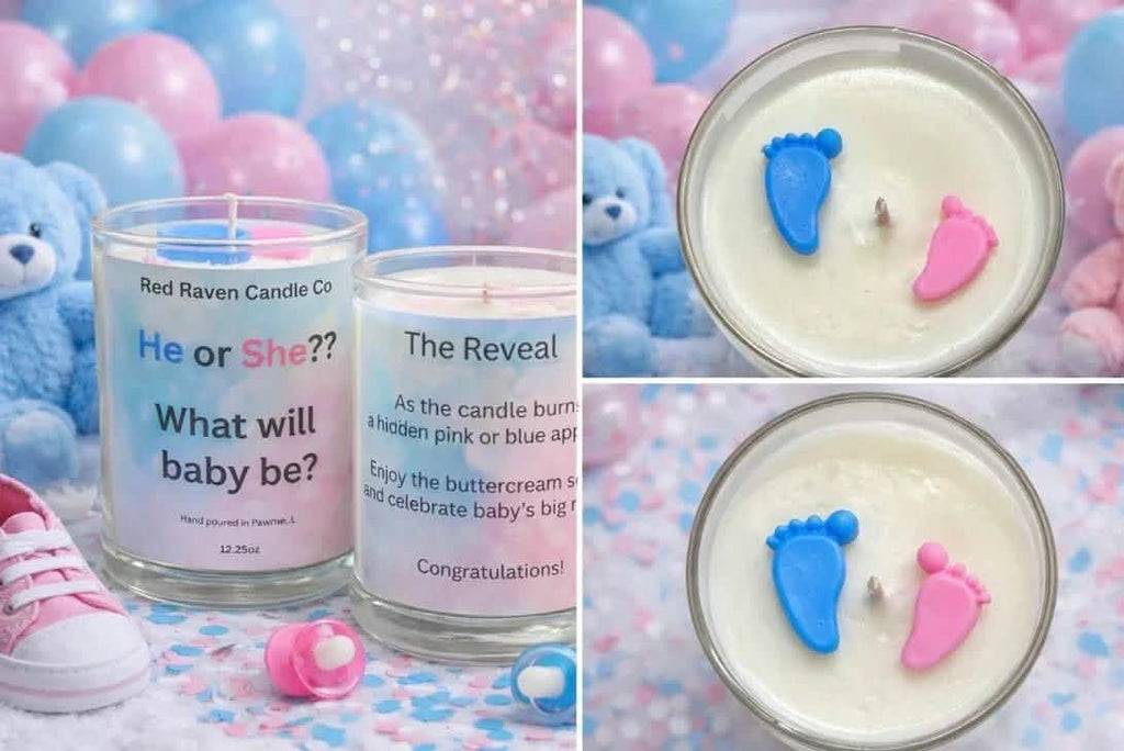 Gender Reveal Candle