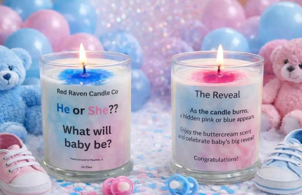 Gender Reveal Candle