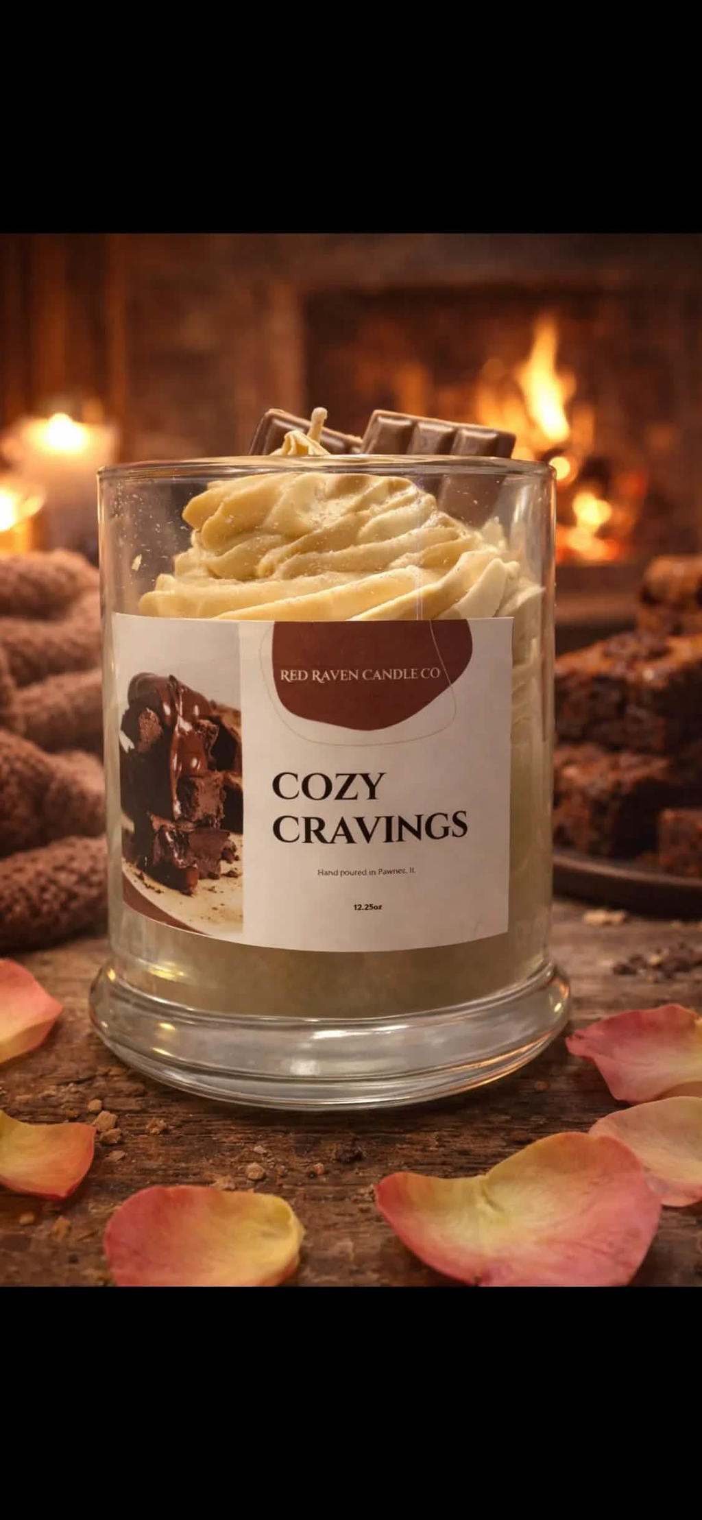 Cozy Cravings – Fudge Brownie Scented Candle