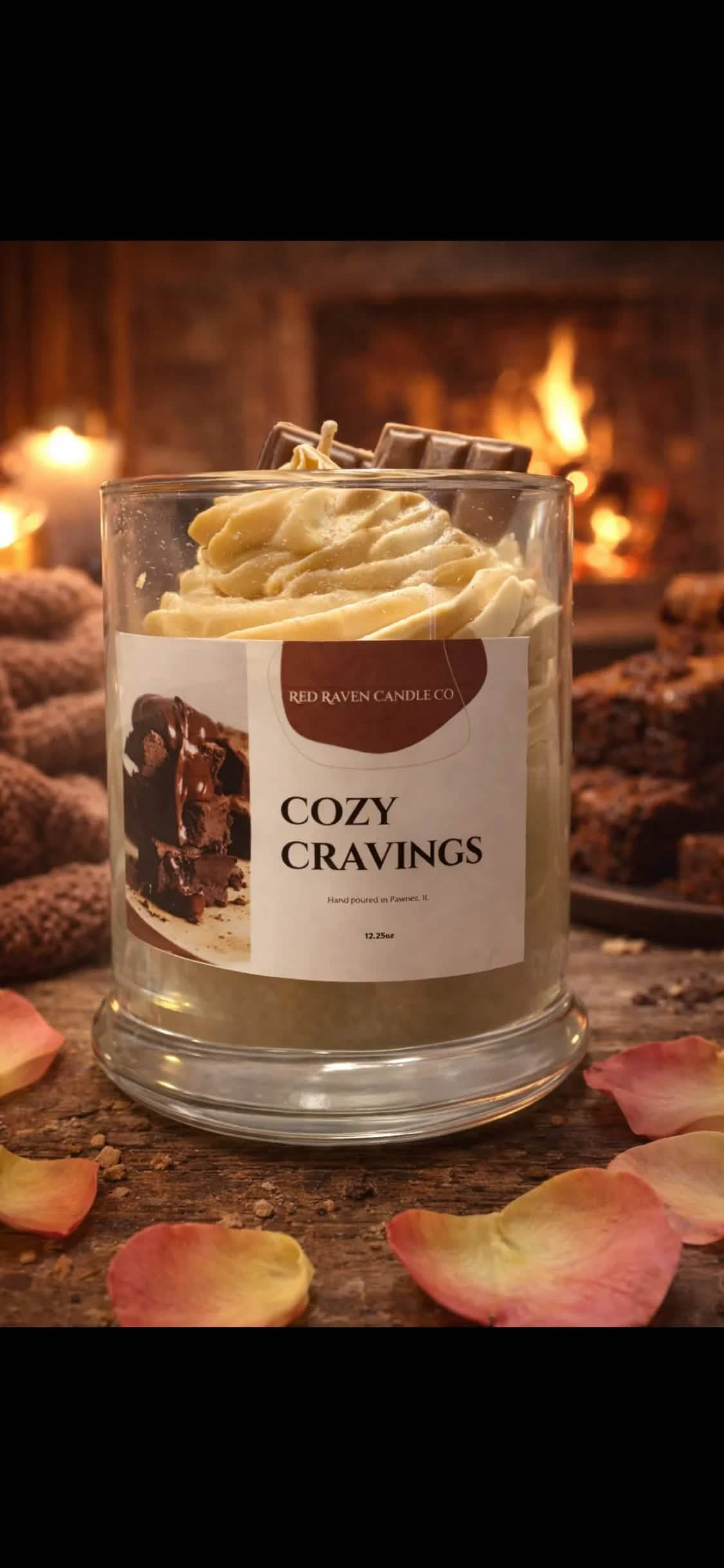 Cozy Cravings – Fudge Brownie Scented Candle
