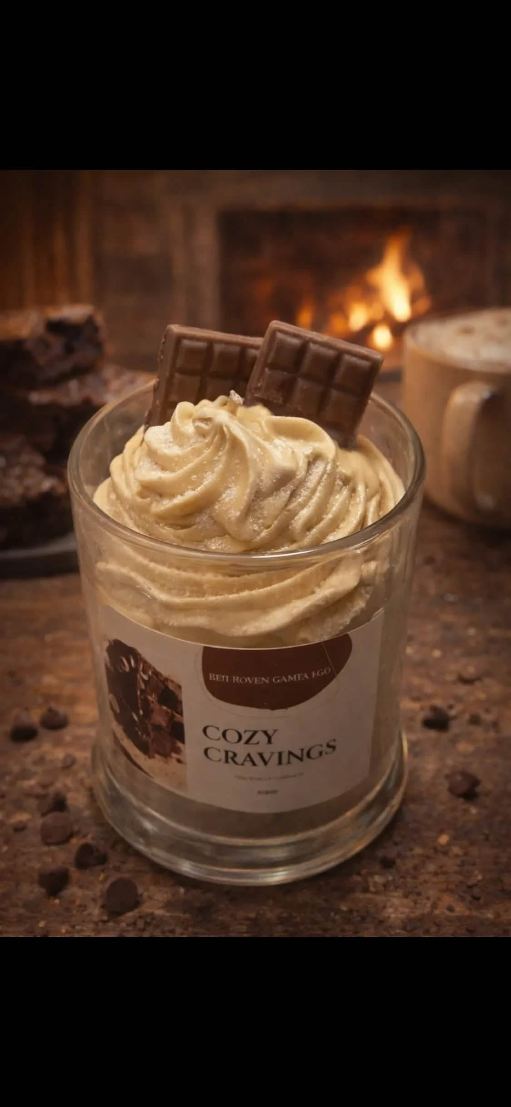 Cozy Cravings – Fudge Brownie Scented Candle