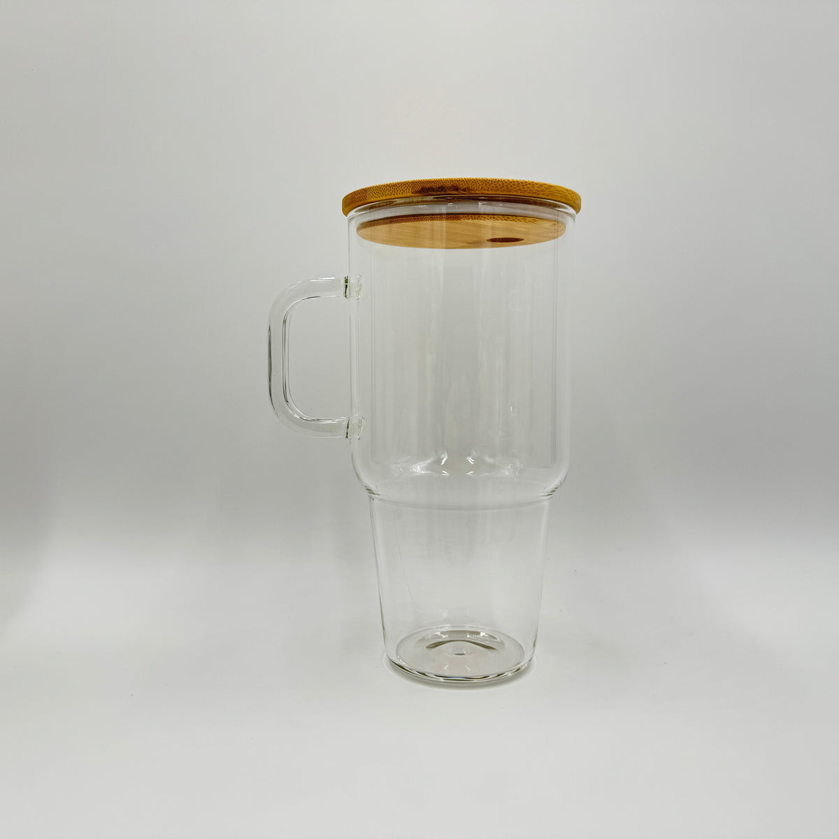 32oz or 40oz Sublimation Glass Tumbler with Lid and Straw