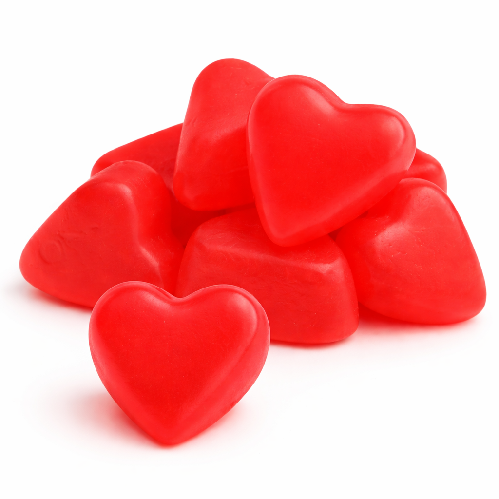 Zachary Juju Cherry Hearts Jelly Candy – Bulk Value Bag