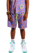 Pello Men's ripped & repaired short pants
