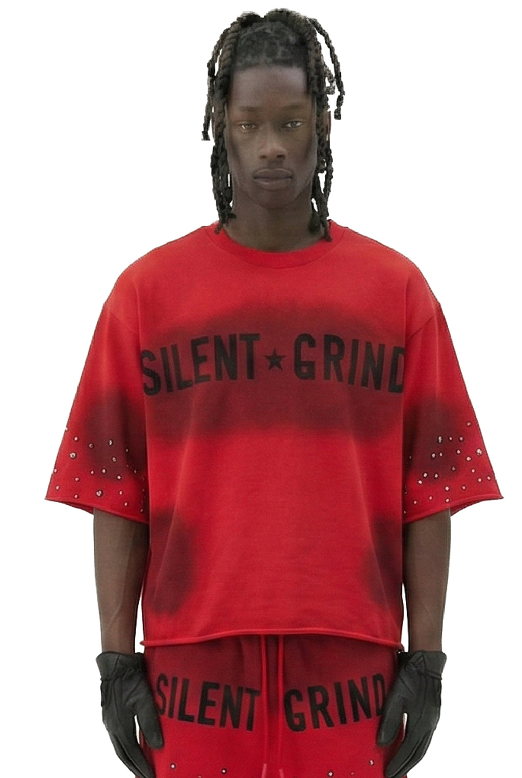 GARCIA S/N Jersey 3/4 Sleeve Crop top Tee