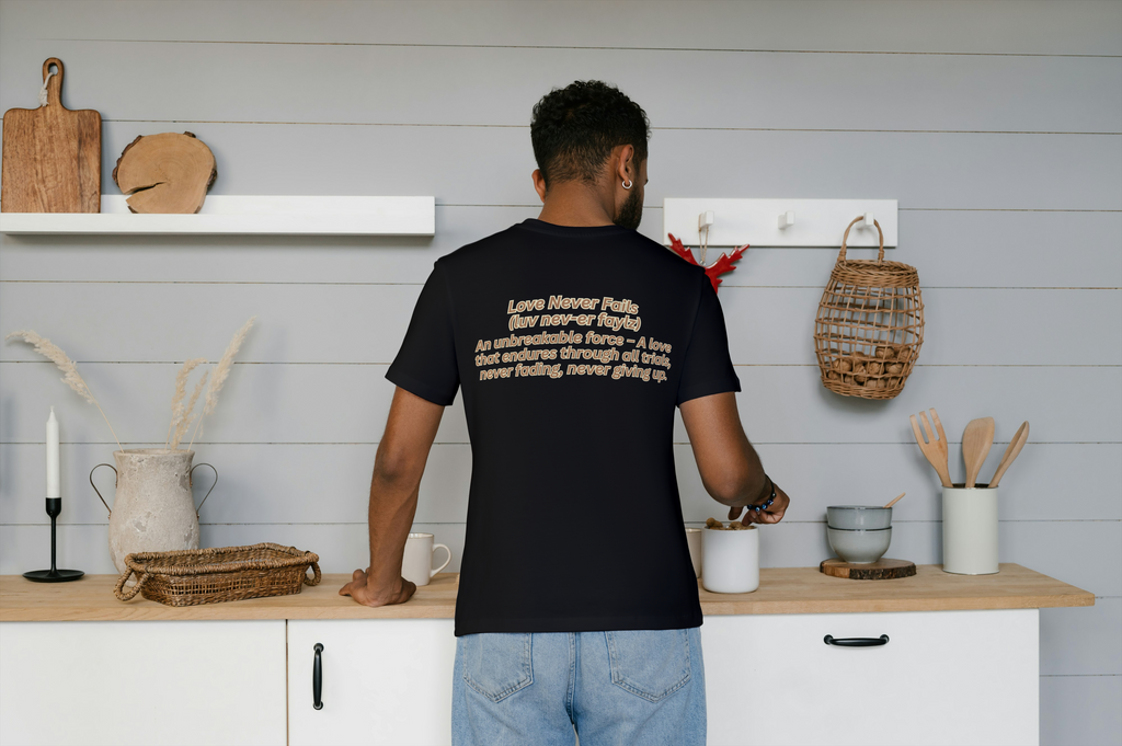 Love Never Fails | Winged Heart Tee | Faith, Love & Timeless Truth