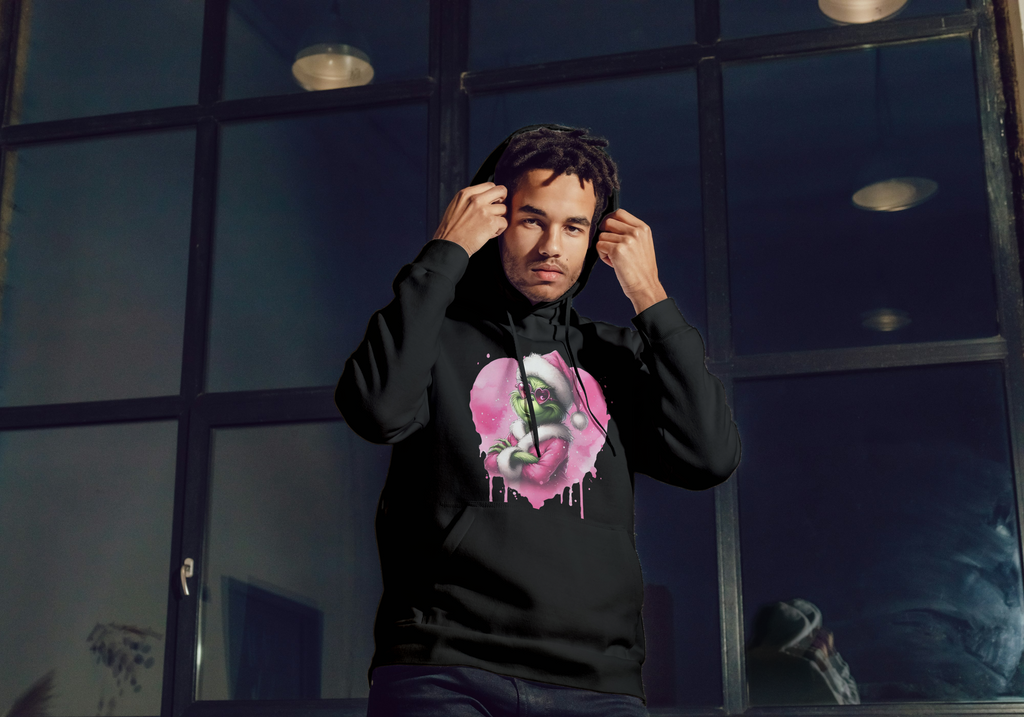 Grinch Inspired Christmas Hoodie | Premium Holiday Hoodie | Cozy, Festive & Full of Cheer