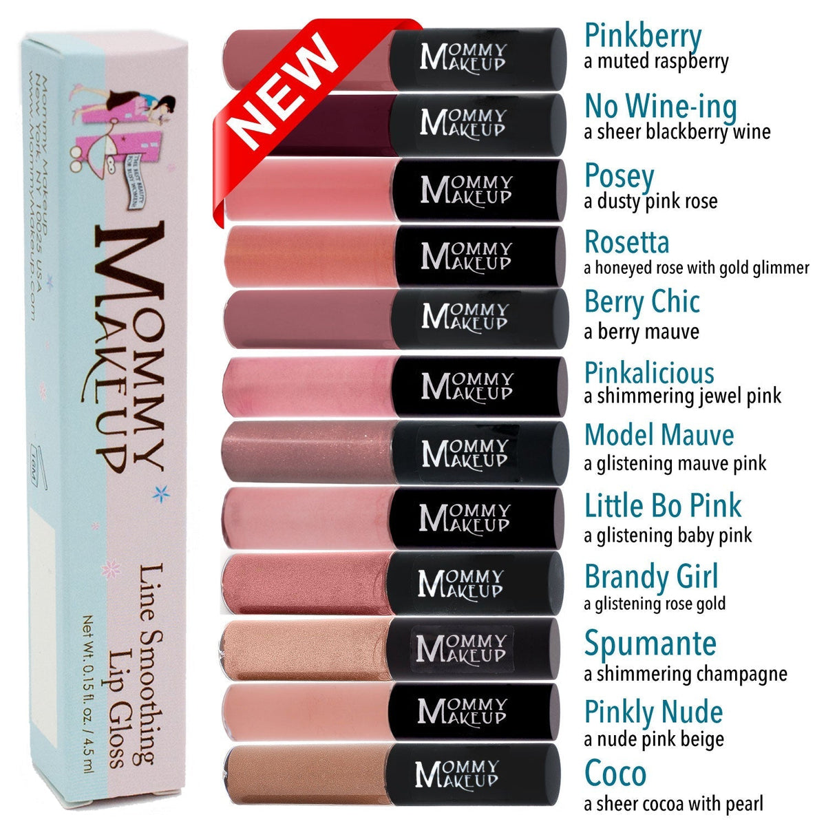 Line Smoothing Lip Gloss | Paraben-free Plumping Gloss - Coco