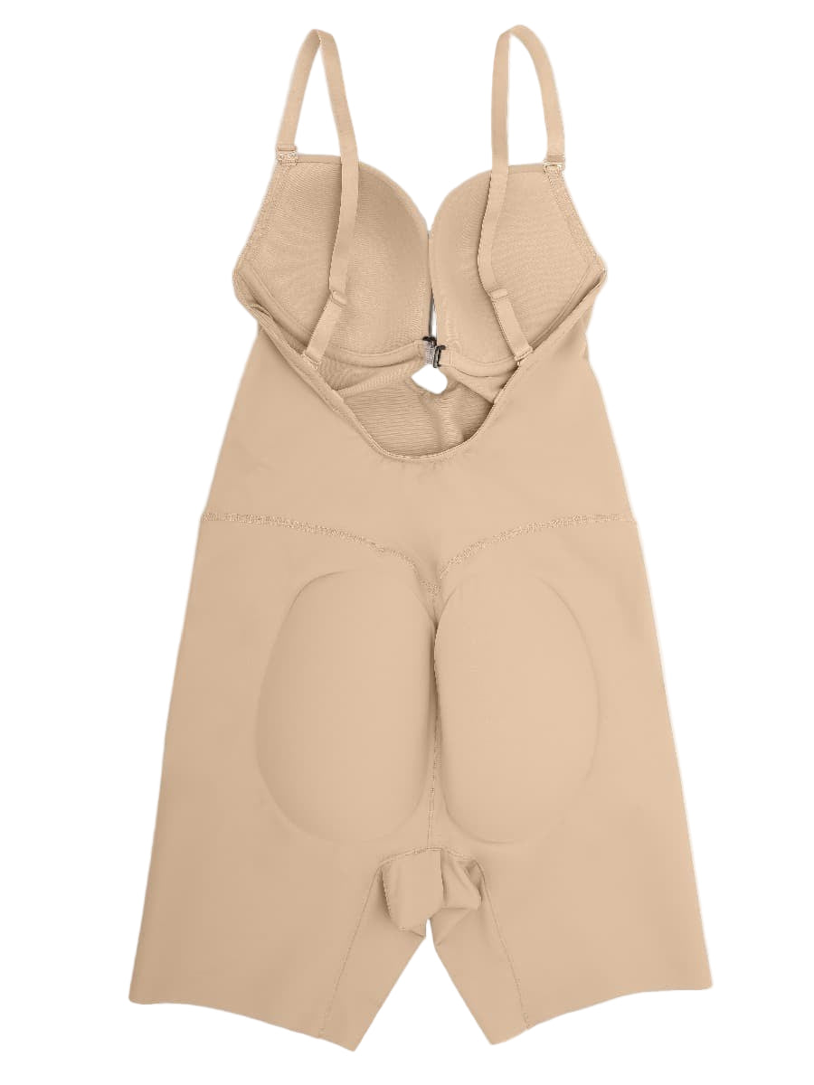 Backless Low-Cut Shaper Bodysuit