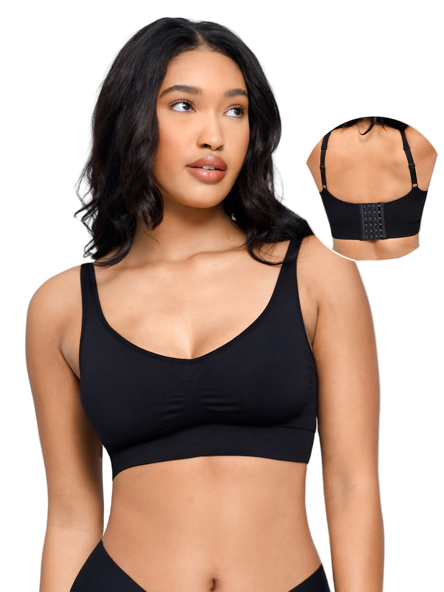 Deep V Push-Up Support Bra
