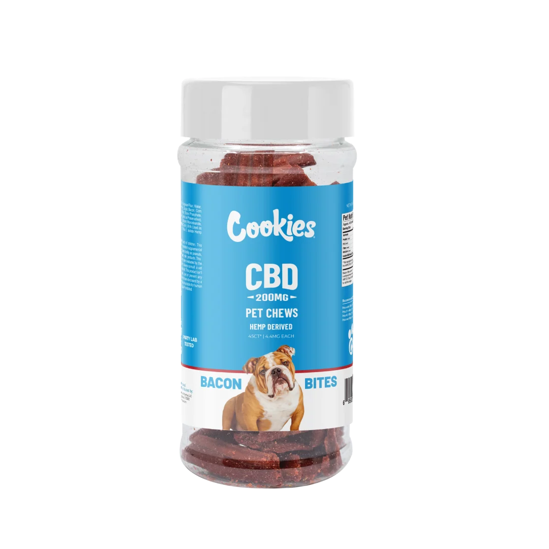 Cookies - CBD Pet Treat 16oz 200mg - Soft Chew - Bacon Bites