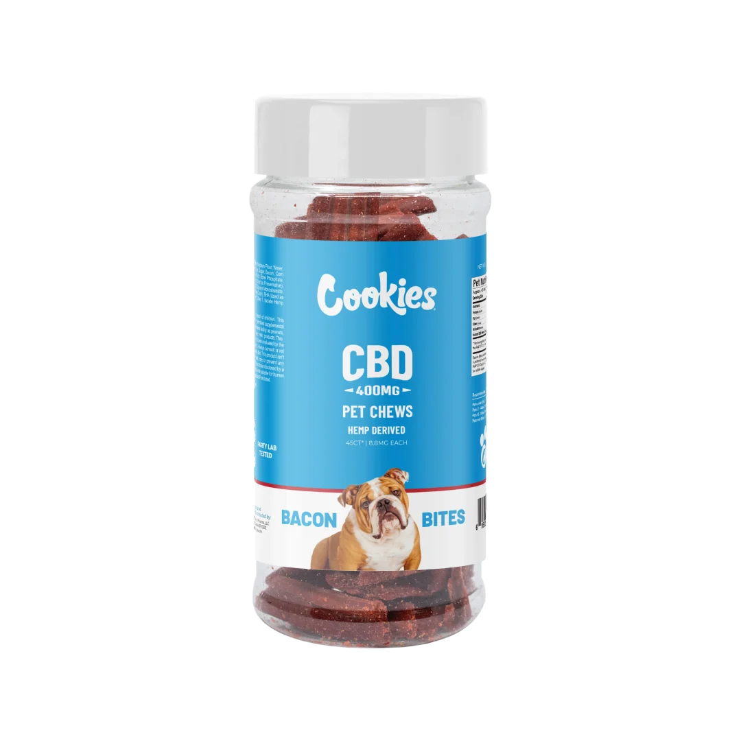 Cookies - CBD Pet Treat 16oz 400mg - Soft Chew - Bacon Bites