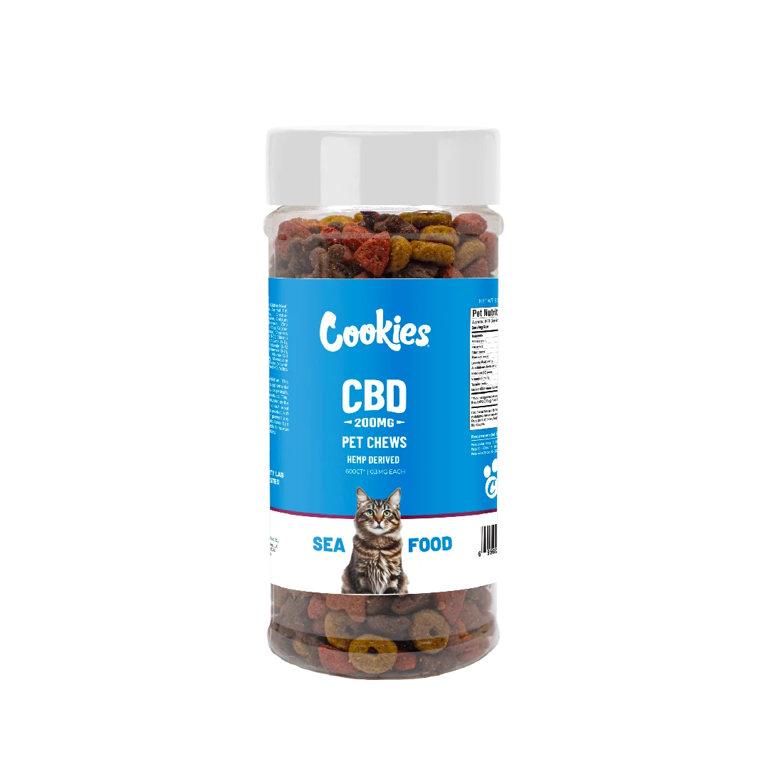 Cookies - CBD Pet Treat 16oz 200mg - Soft Chew - Seafood Mix