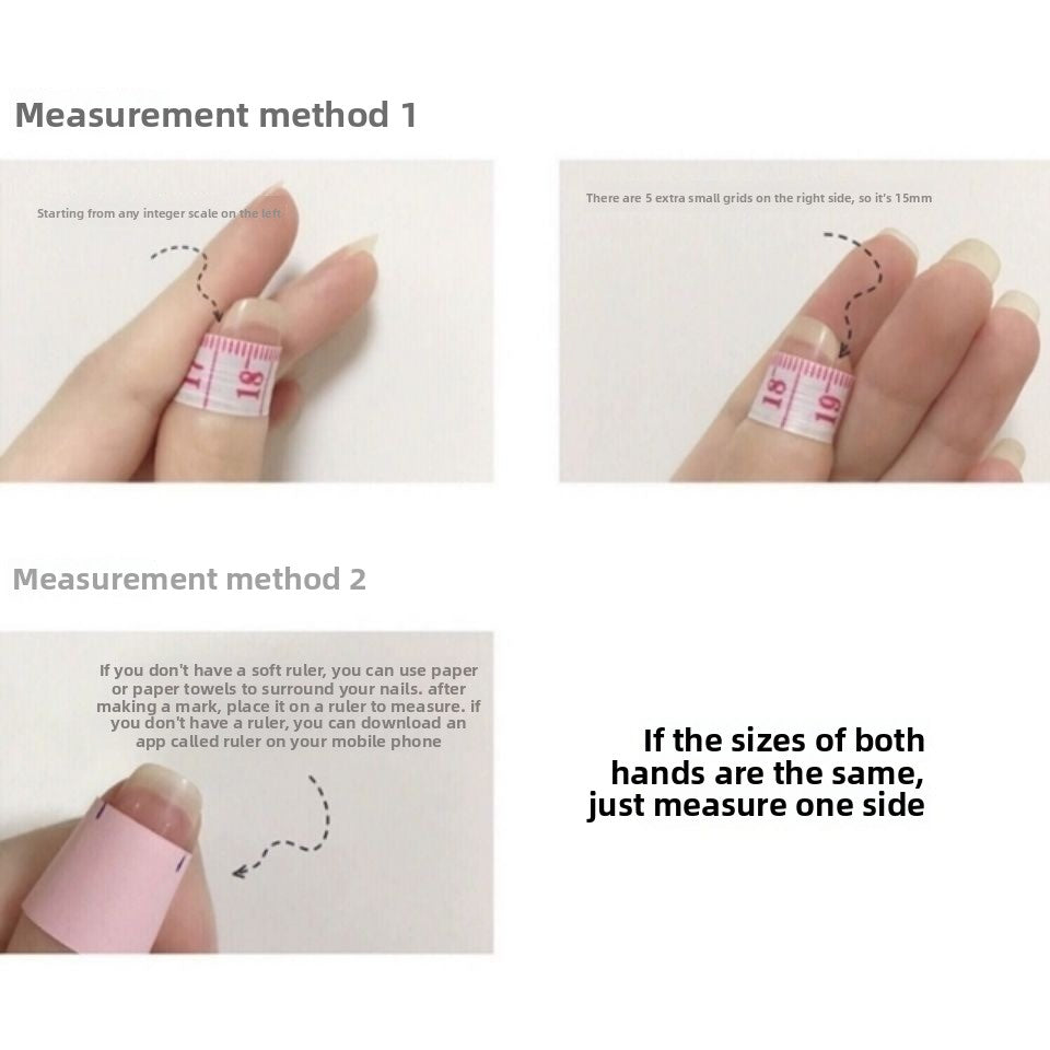Press on Nails Pure Naked Pink Hand Painted French 3D Carving