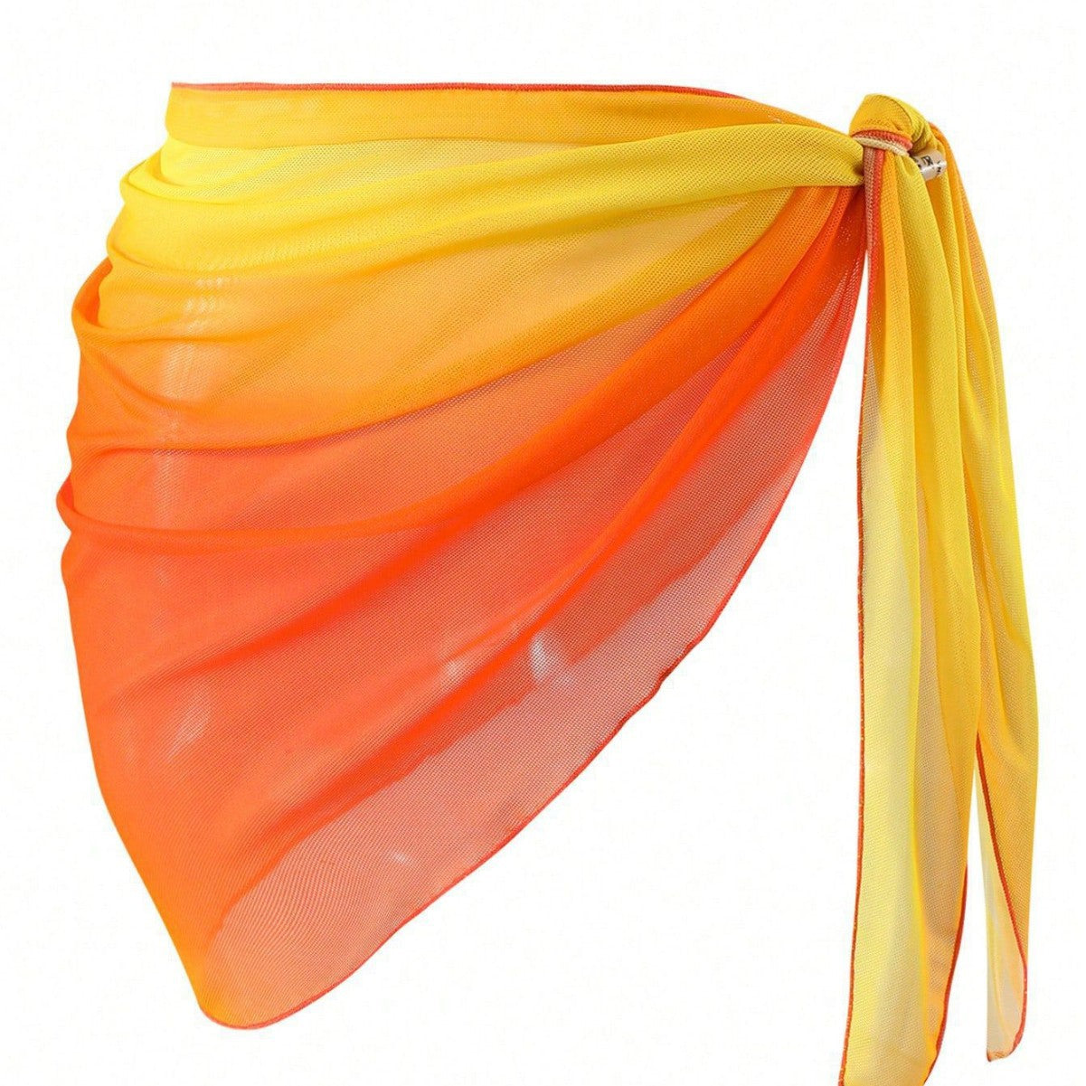 Vacation Loose Casual Bikini Beach Apron Gradient Color Multiple Colors